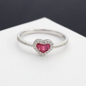 Adora Diamond Heart Ring